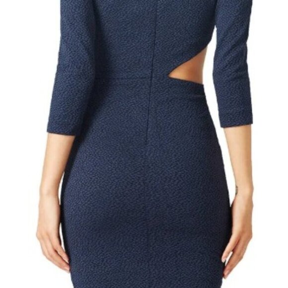Elizabeth & James Navy Sheath Dress w/ Chic Cutouts – Bergdorf Goodman Exclusive - Picture 16 of 16